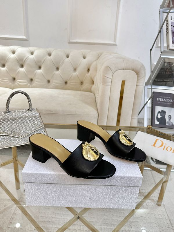 SHDS6 Women 5.5CM Heel slipper Shoes 35-42 with box