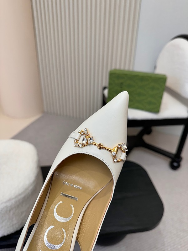 SHGS5 Leather 8.5CM Heel Women 35-42 shoes With box