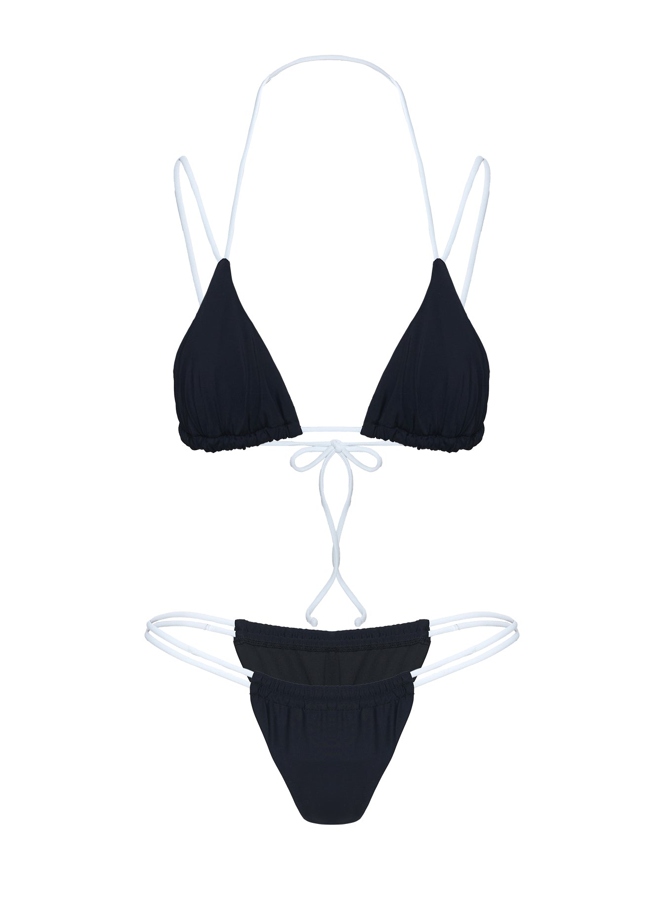 Desiree Bikini Bottoms Black / White