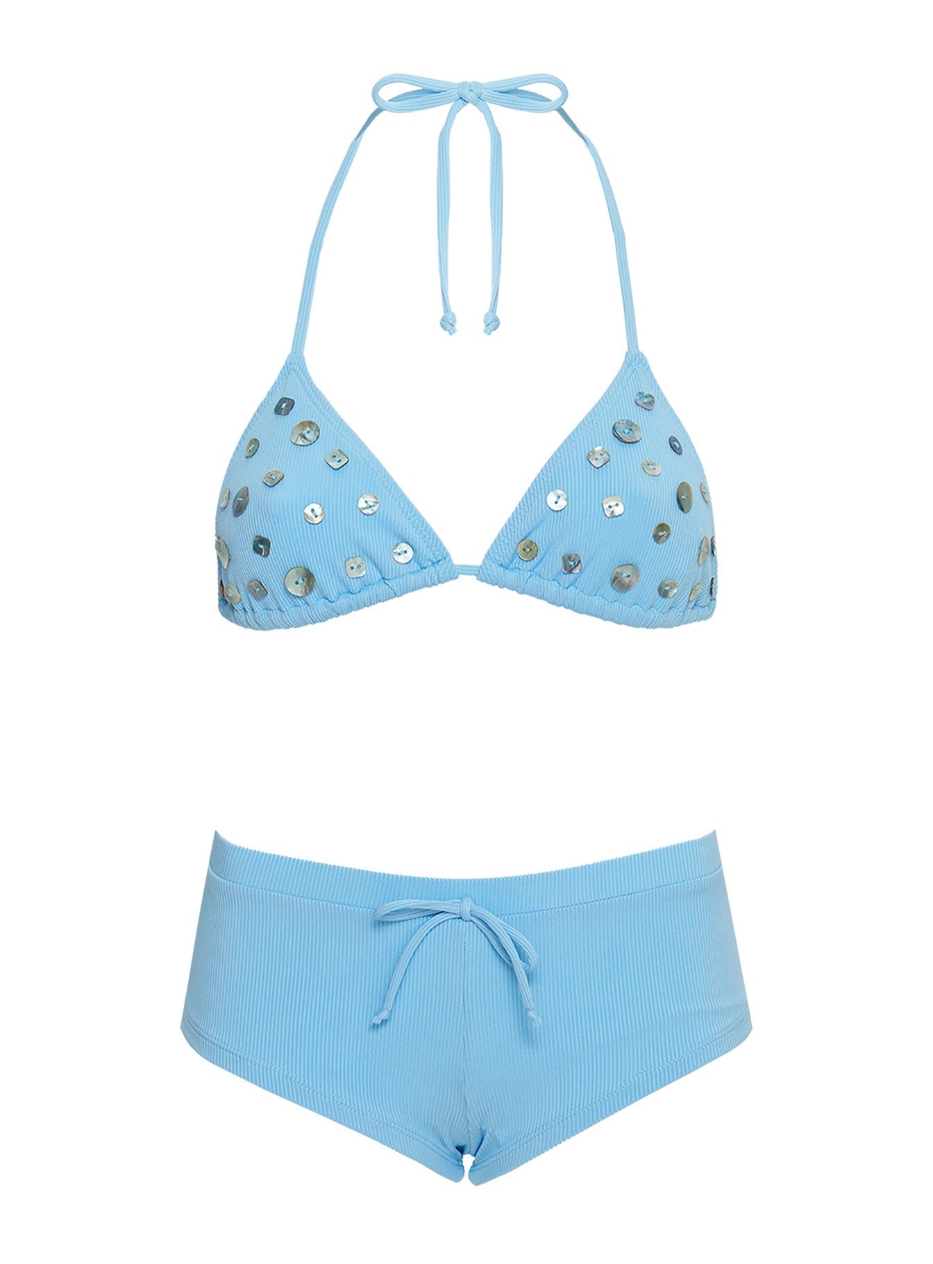 Jennee Micro Swim Shorts Blue