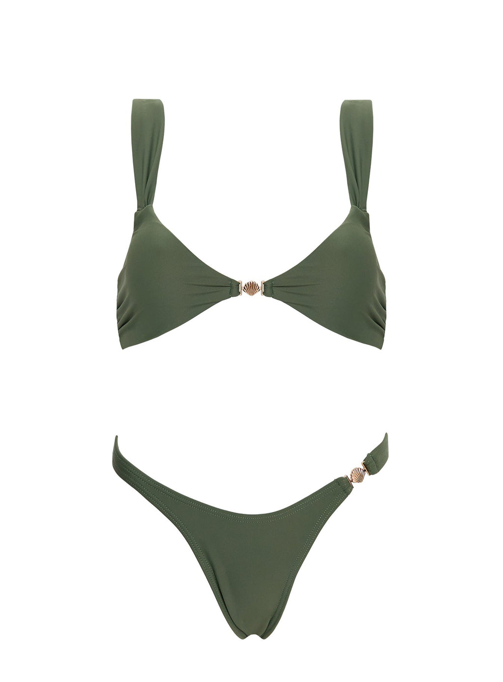 Koana Hardware High Side Bikini Bottoms Green