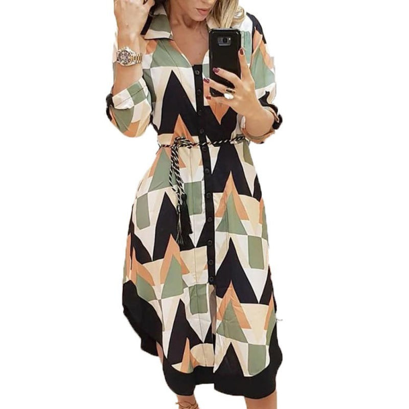 2026 Autumn Women's Fashion Plaid Print Blouse