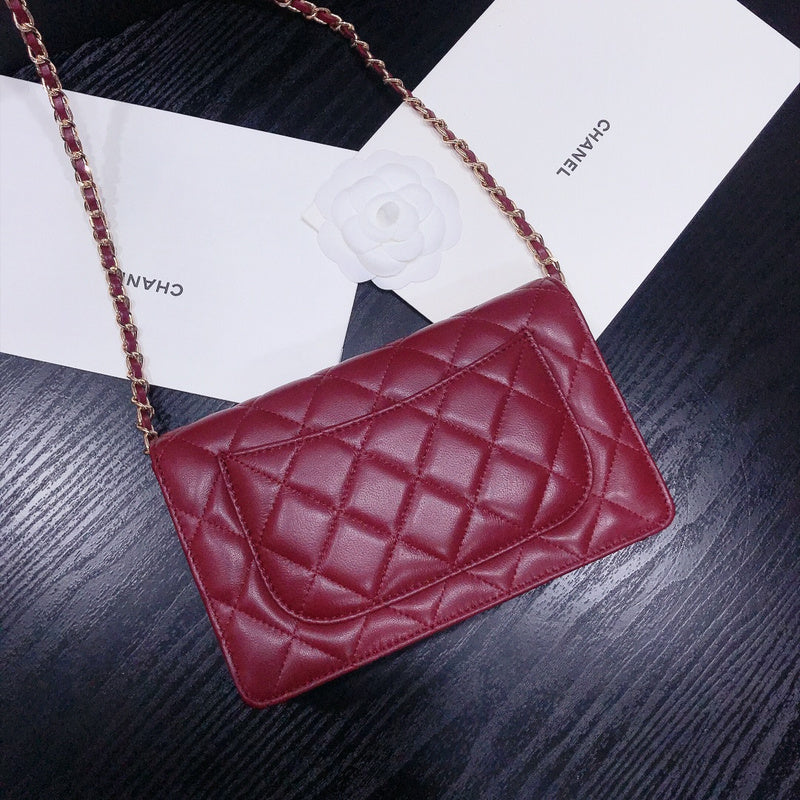 XCP018 Bag leather 19-13-4CM Bag Gold