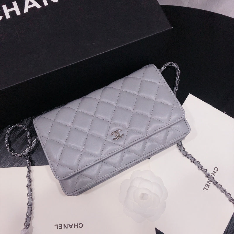 XCP017 Bag leather 19-13-4CM Bag silver logo