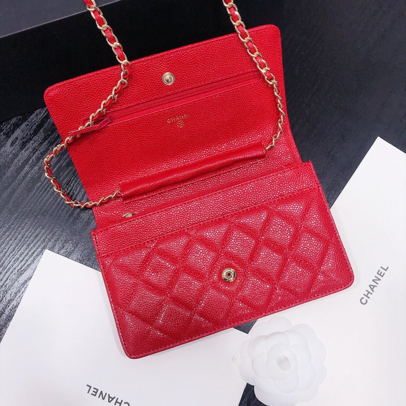 XCP016 Bag leather 19-13-4CM Bag Gold