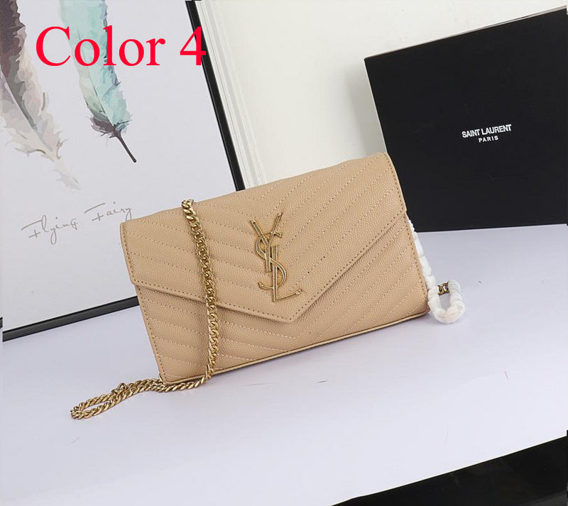 GYP4 Cowhide Women Bag 22.5x14x4cm Bags 5 Colors