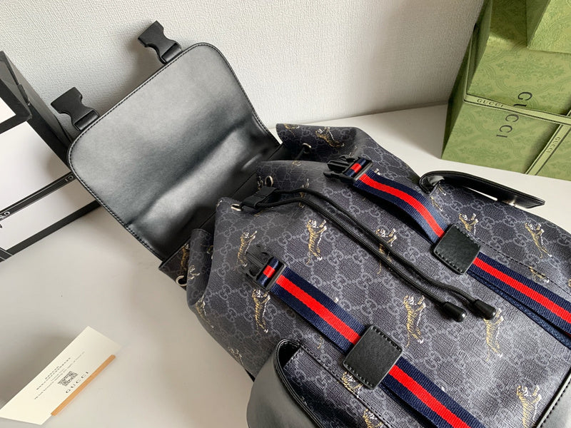 LGP22 Men  Bag 34-42-16CM Leather knapsack bags