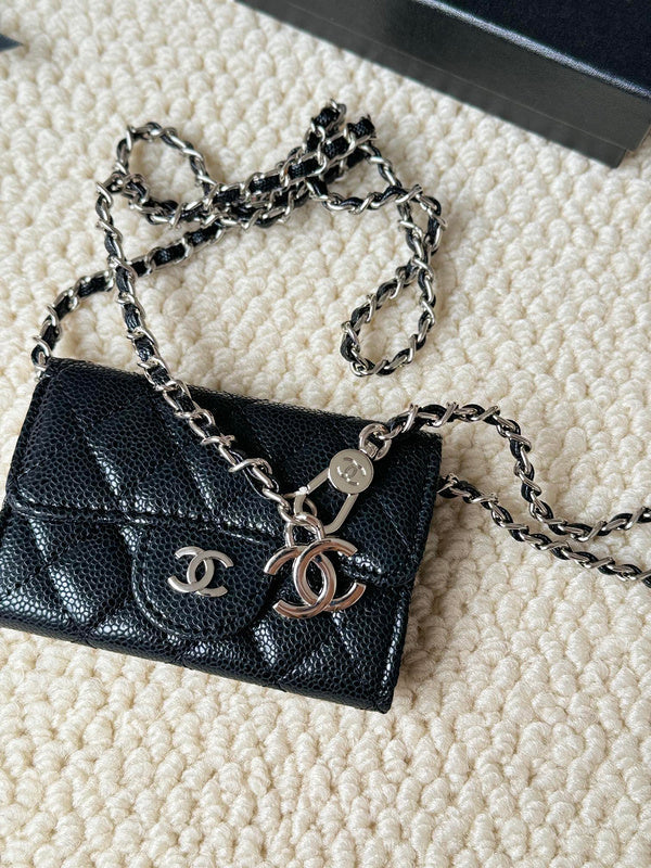LCP02 Wallet Bag 13.1-7.5-2.1CM Leather bags with box