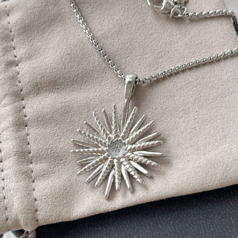 D Y DN46 popular sunflower zircon pendant necklace jewelry