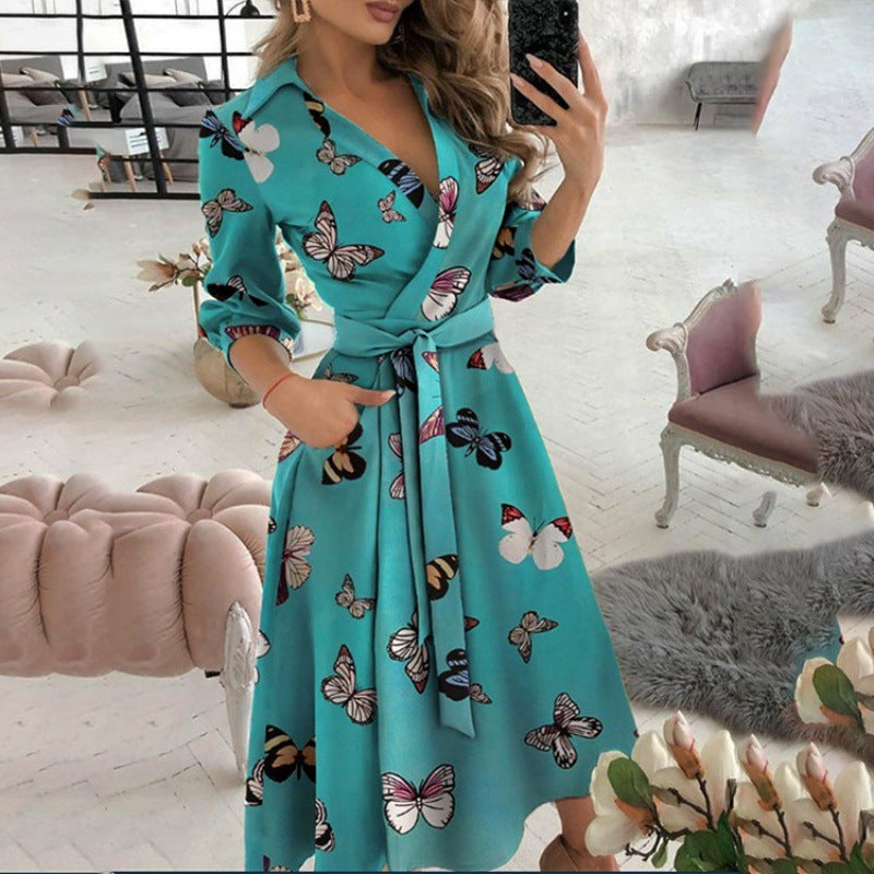 2026 Autumn Women's Fashion Plaid Print Blouse
